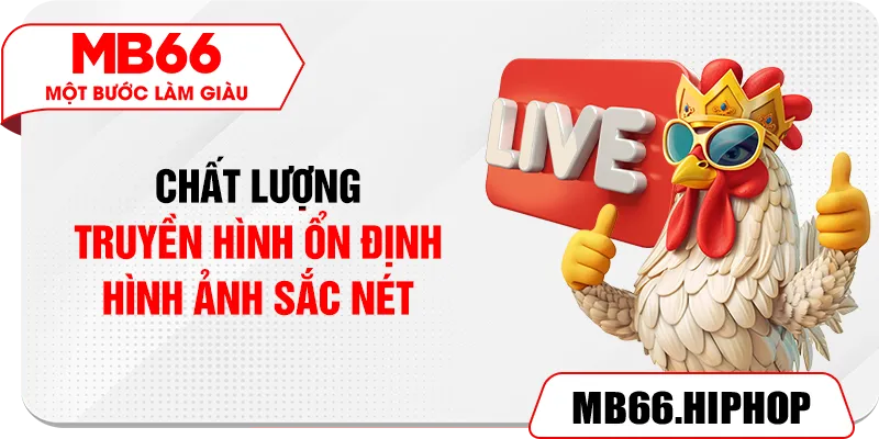 Chất lượng truyền hình ổn định hình ảnh sắc nét